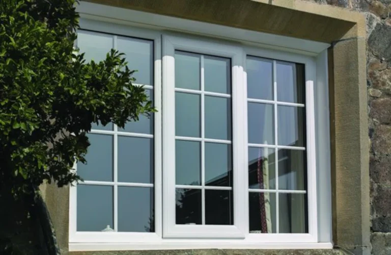 Ventanas modernas de PVC con doble vidrio