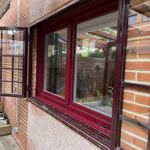 Ventanas de PVC con doble acristalamiento para aislamiento térmico