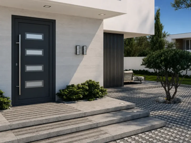 Puertas de exterior de PVC
