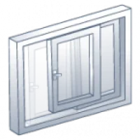 Tipo de apertura de puertas PVC corredera elevadora