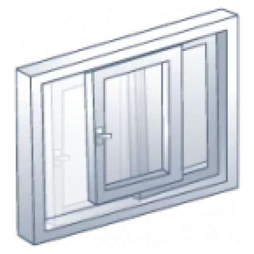 Tipo de apertura de puertas PVC corredera elevadora