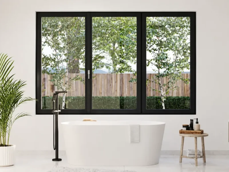 Ventanas con microventilación en PVC