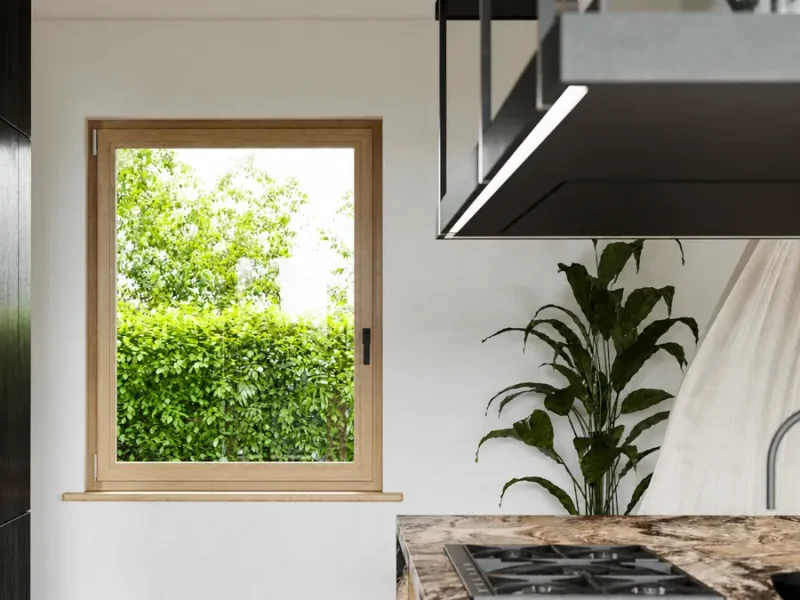 Ventanas con microventilación en PVC